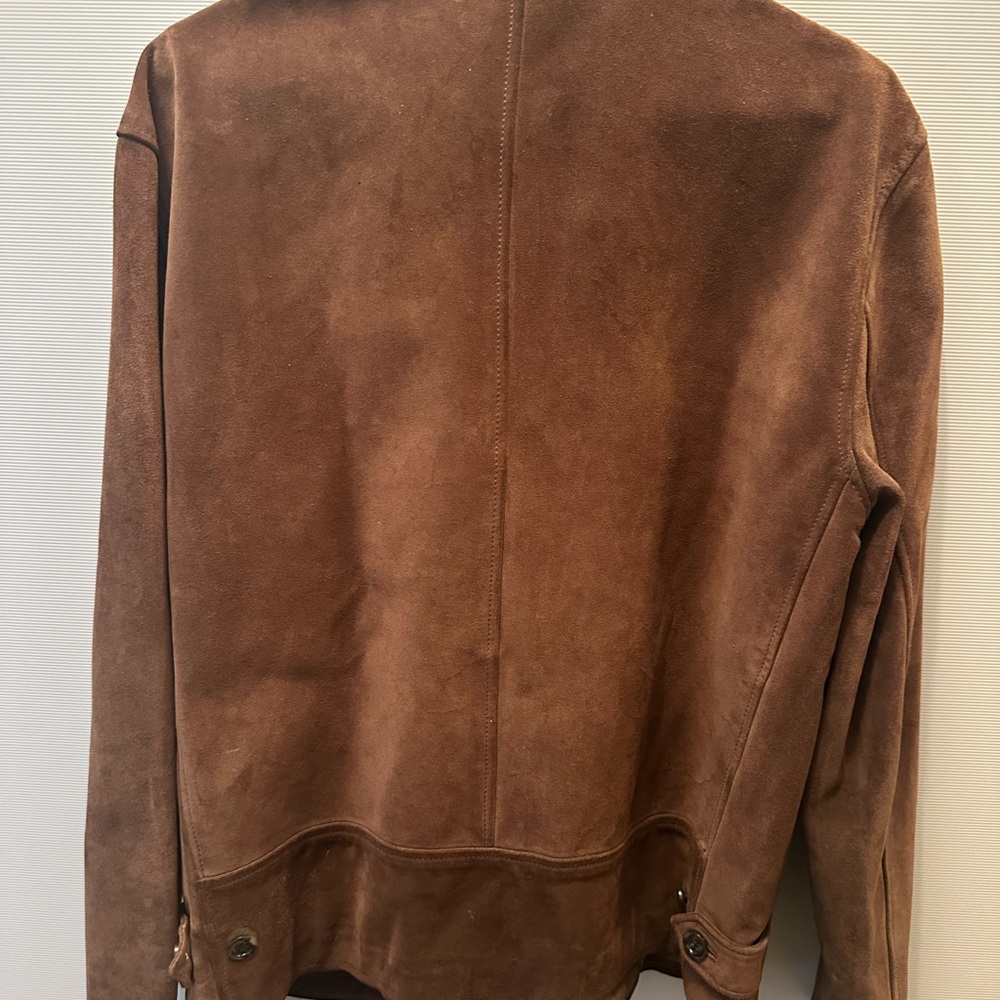 J. Crew Men's Brown Suede Jacket - Picture 6 of 6
